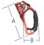 U.S. Rigging Supply USR-KNG-896-S Left Hand Lift Ascender