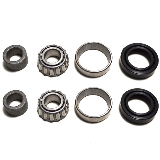 Kit de montaje de neumáticos sólidos de 13 x 5 x 6 (2 neumáticos y kits de rodamientos)