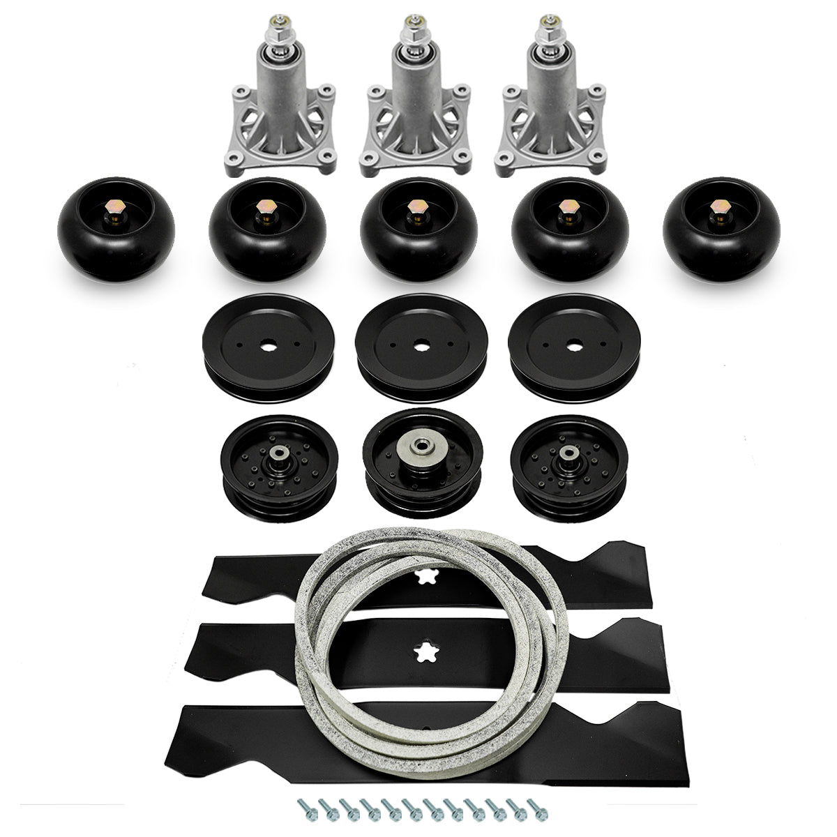 Kit de rueda tensora de hoja de correa de husillo para cubierta Craftsman de 54 pulgadas 917288612