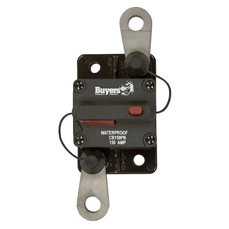 Buyers CB150PB Disyuntor de 150 amperios con botón manual de activación