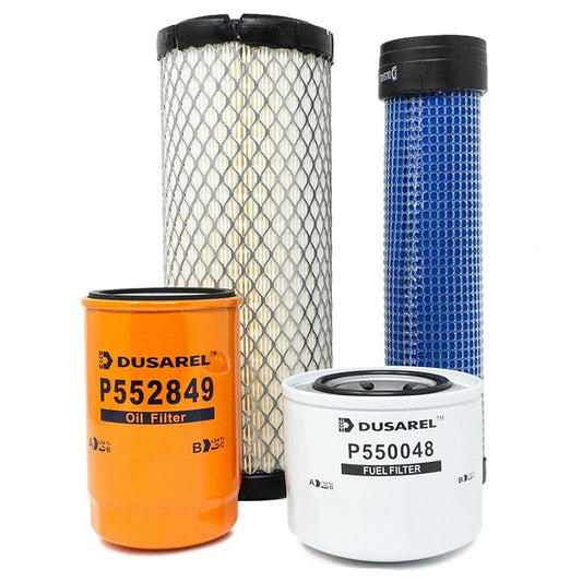 Engine Oil Fuel Filter Kit for John-Deere 35D 27D Compact Excavator 3T NV88-BNHB