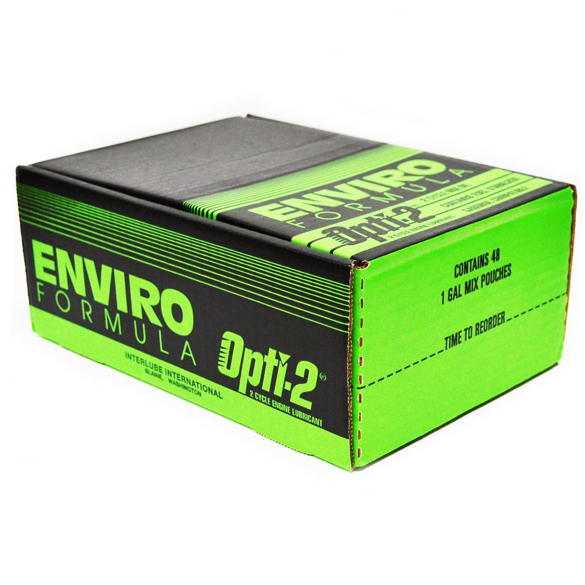 48PK Opti-2 20096 1 Gallon Mix Pouches 2-Cycle Engine Lubricant