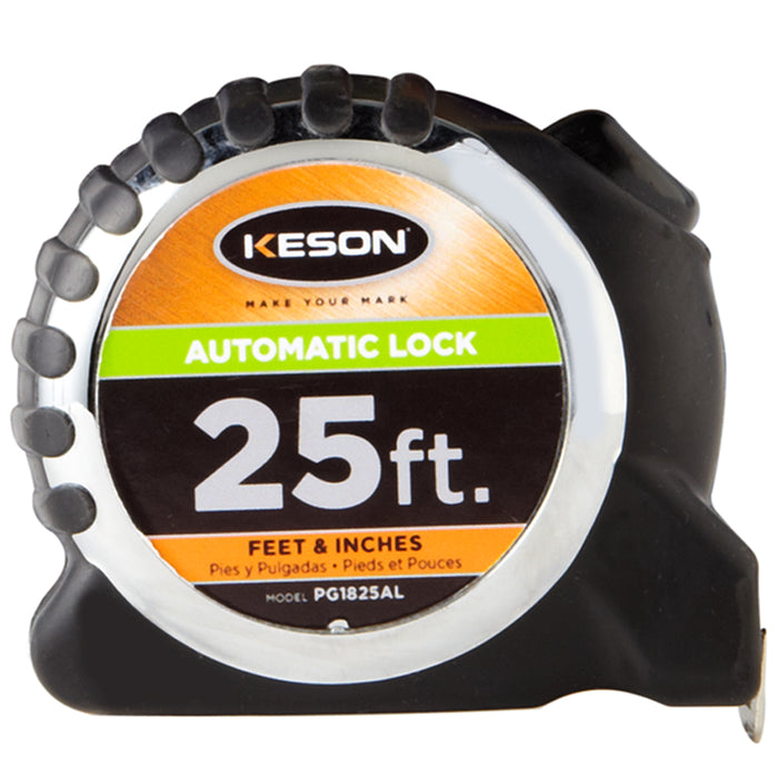 Keson PG1825AL 25' Auto Locking Measuring Tape
