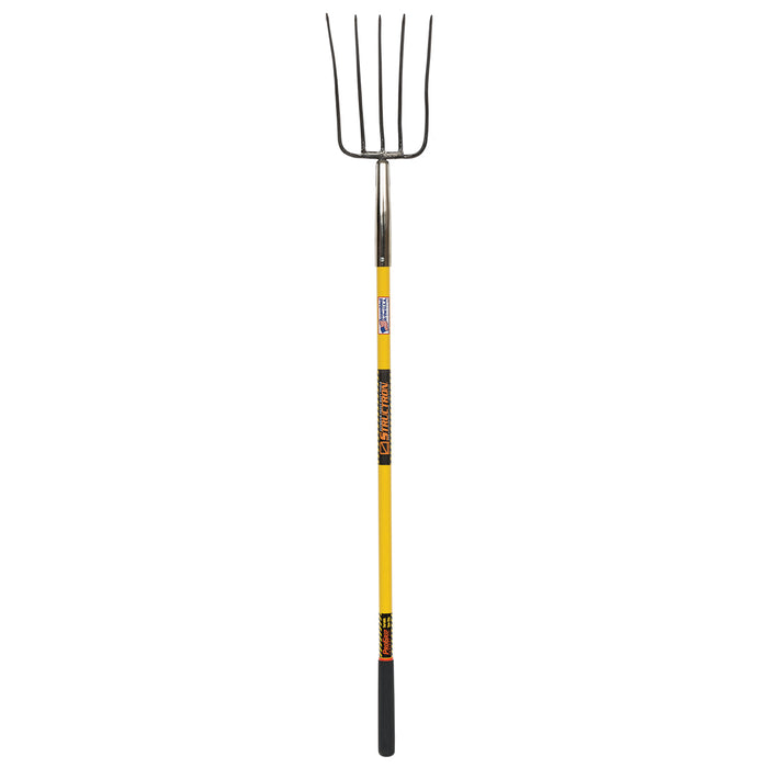 Seymour 49288 Structron 5-Tine Compost Fork with Fiberglass Handle