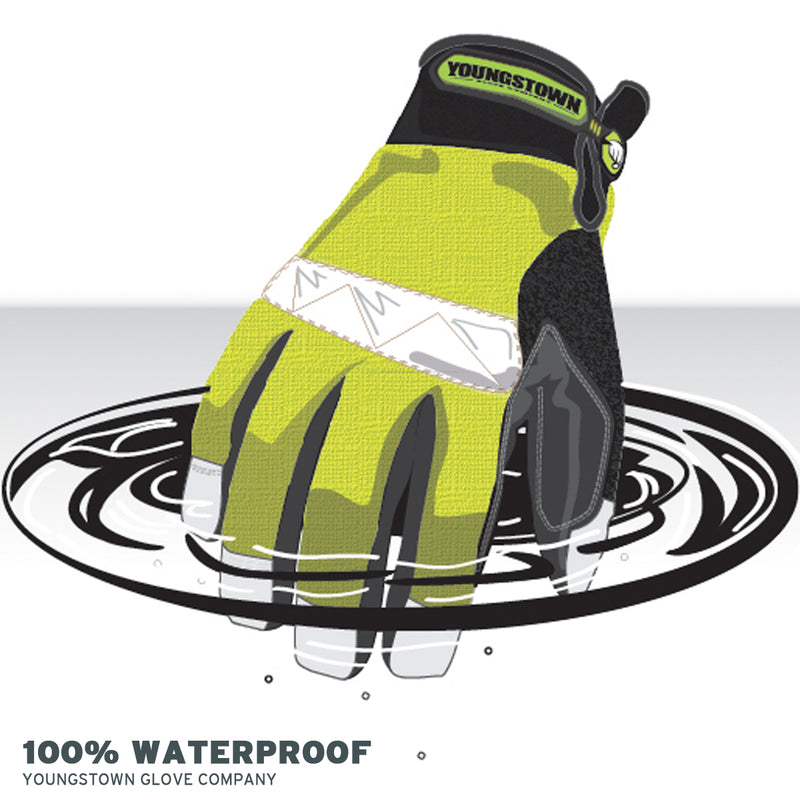 Youngstown Safety Lime Winter Glove