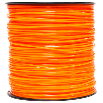 Línea de recortadora de hilo comercial Russo .095 Star Orange de 5 lb