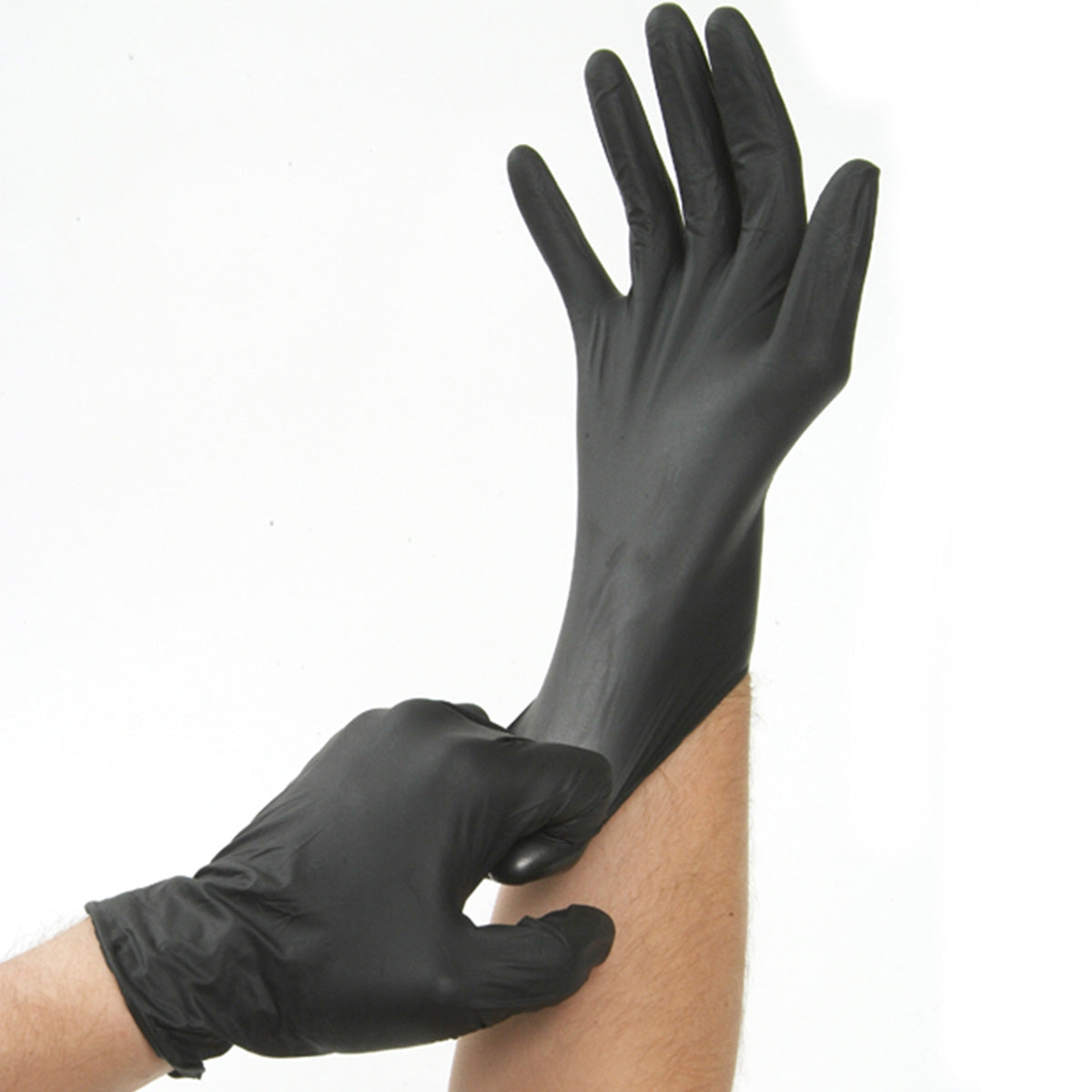Eppco Enterprise Caja de 100 unidades - Guantes de nitrilo negros