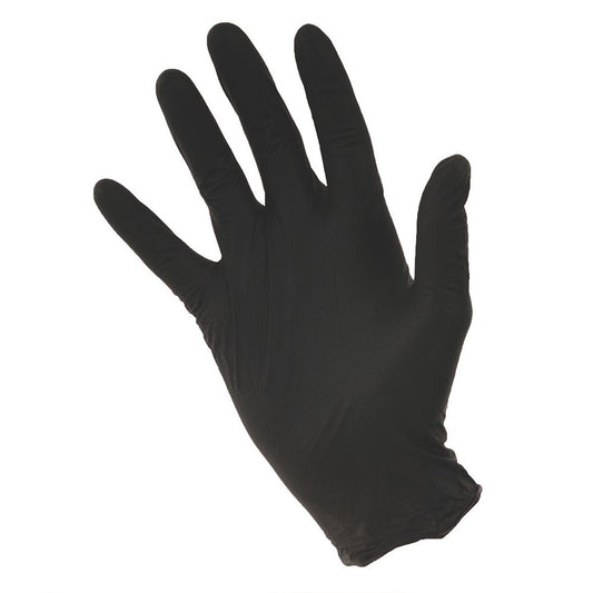 Eppco Enterprise Caja de 100 unidades - Guantes de nitrilo negros