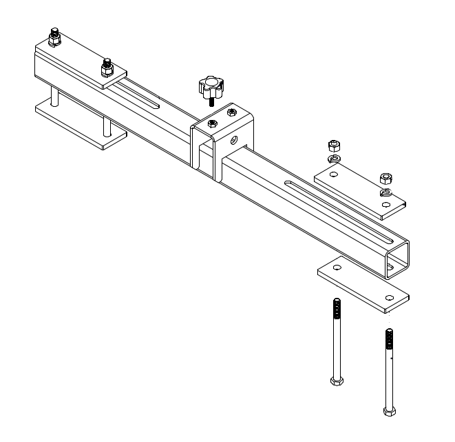 Accesorio UMount 10682 - Barra de montaje de 36"