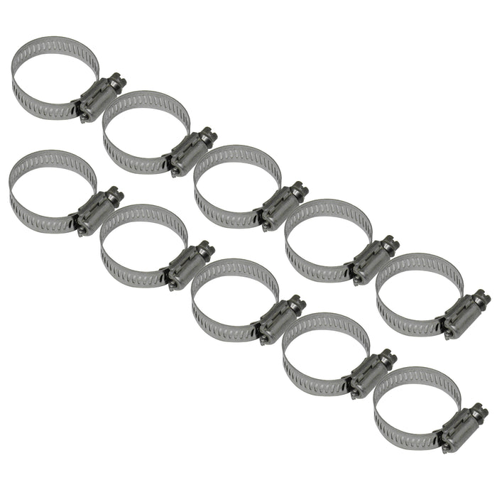 NDS 64016H Stainless Steel Hose Clamps (Worm Drive) 1/2 in. Band Width SAE 16
