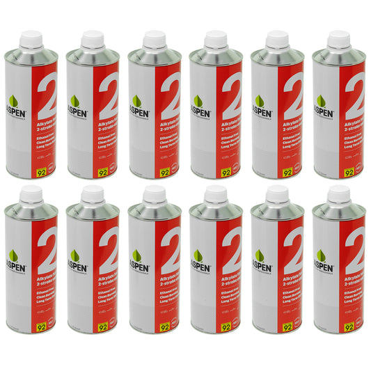 Aspen 2 Ethanol Free 2-Cycle Fuel 1 Quart 12PK