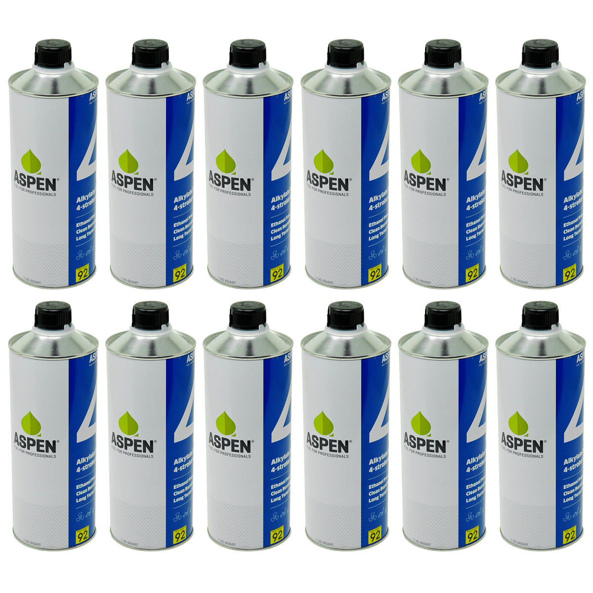 Aspen 4 Ethanol Free 4-Cycle Fuel 1 Quart 12PK