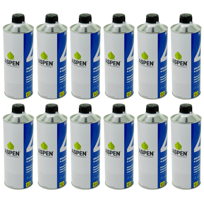 Aspen 4 Ethanol Free 4-Cycle Fuel 1 Quart 12PK