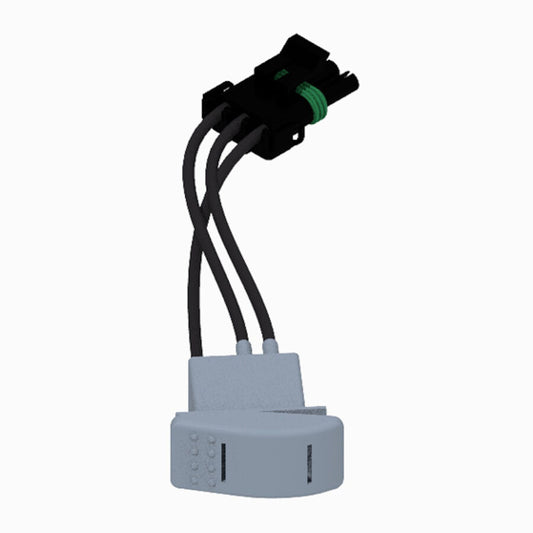 Boss 143-0647 Red Lens Rocker Switch