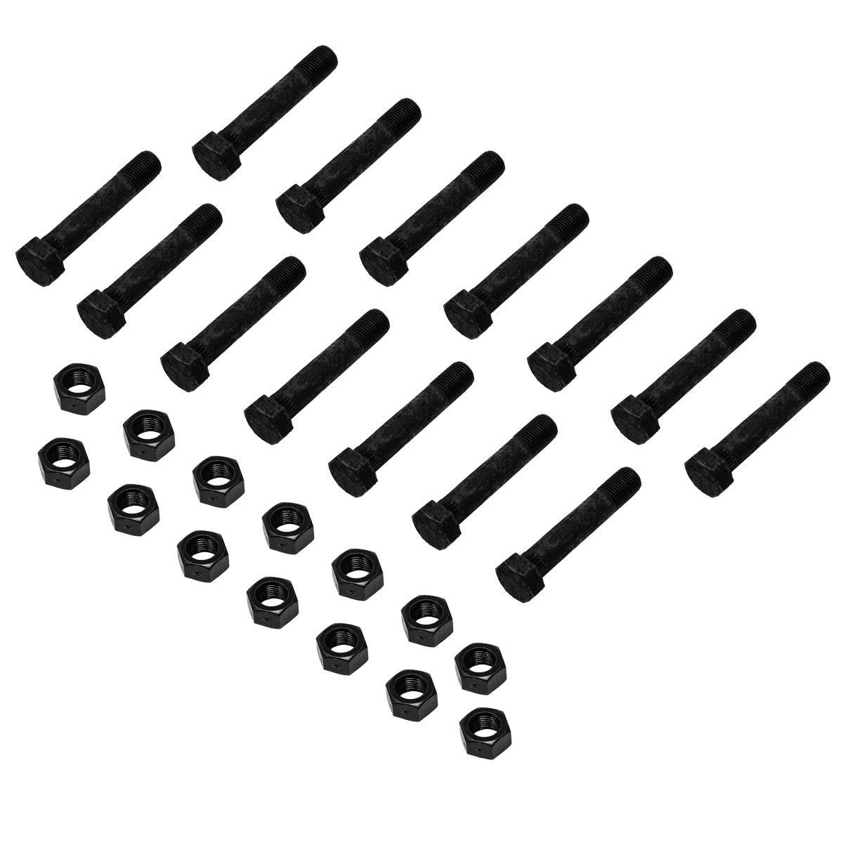 Kit de 14 pernos de grillete estándar de 3" con contratuercas para Dexter Trailer Axel