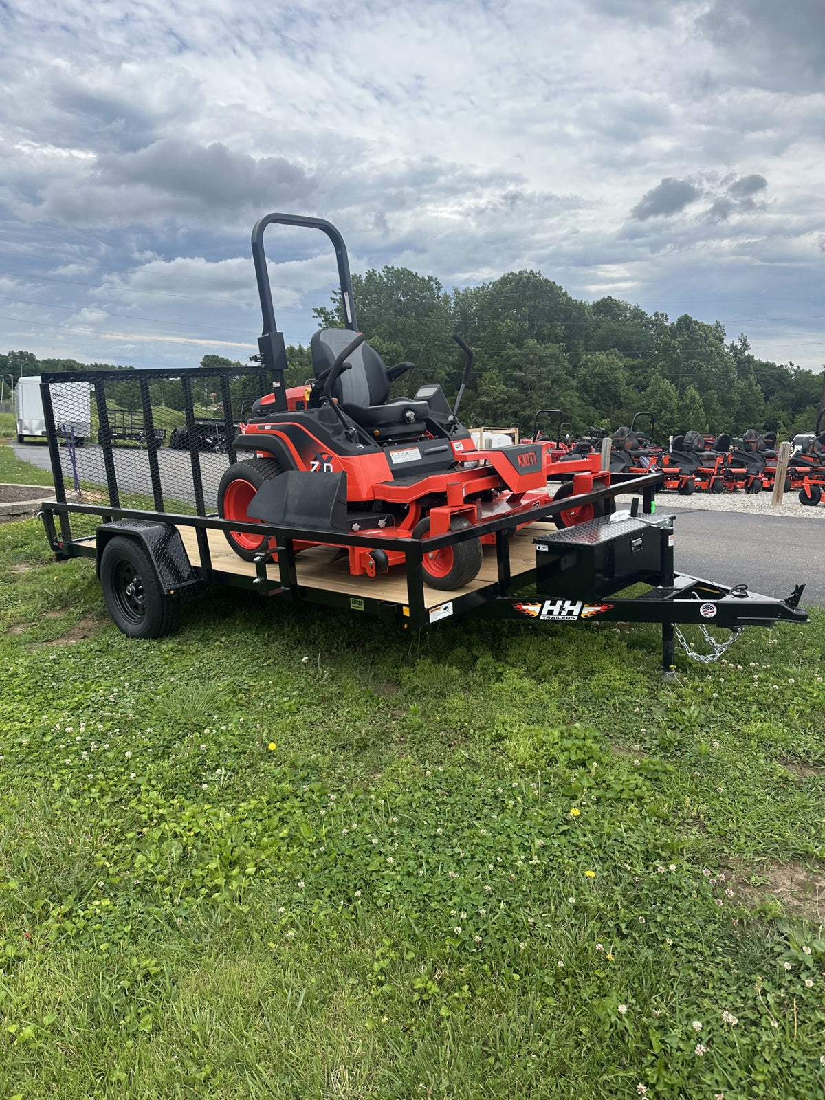 H&H Trailers H8216TRS-070 16 ft. Steel Utility Trailer