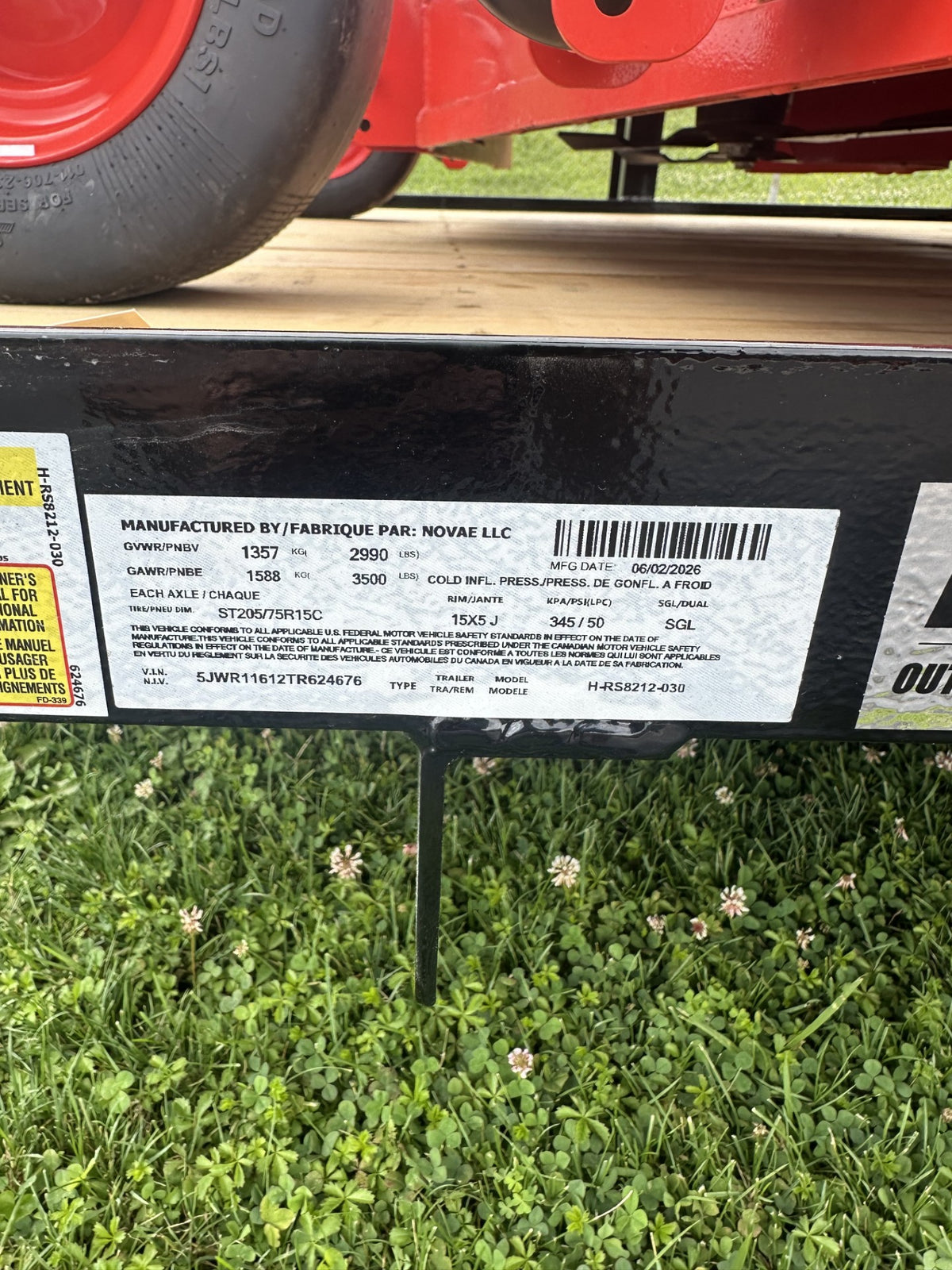 H&H Trailers H8216TRS-070 16 ft. Steel Utility Trailer