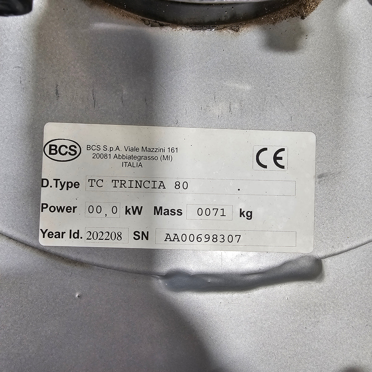 2022 BCS Triancia 80 HD Combo Mower Tractor Attachment