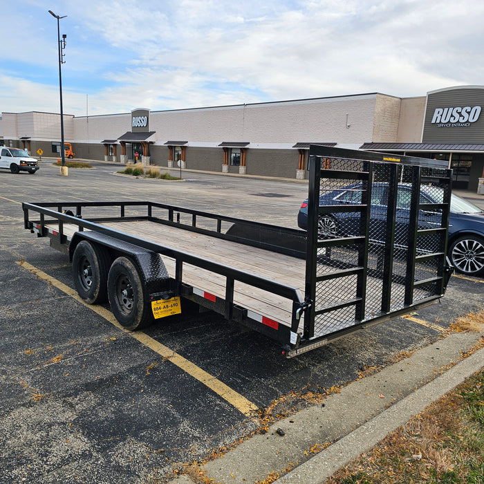 2024 - H&H H8218HTRS-100 18 Ft. Rail Side Open Trailer