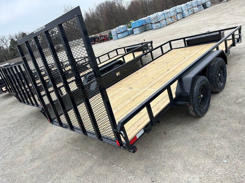 H & H Trailers H8216TRS-070 16 ft. Utility Trailer Steel