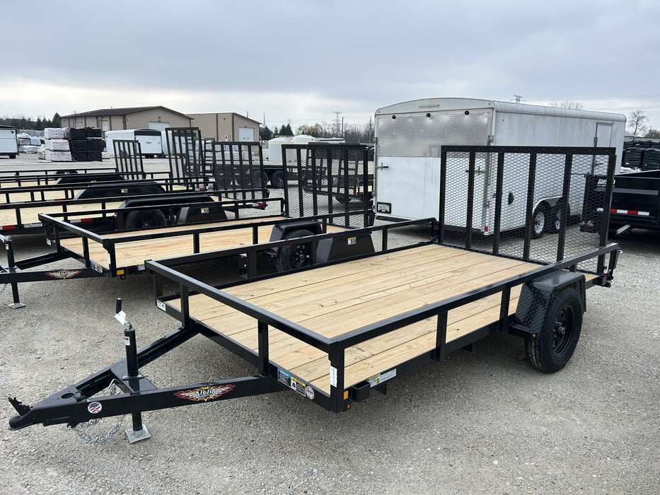 H & H Trailers H7612RSA-030 12 ft. Utility Trailer