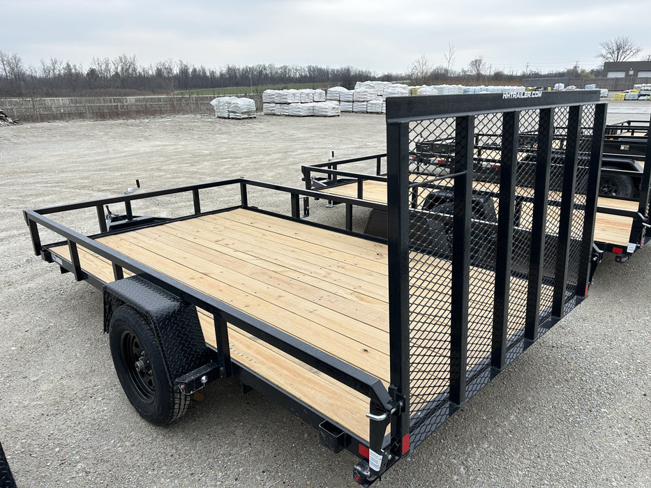 H & H Trailers H7612RSA-030 12 ft. Utility Trailer