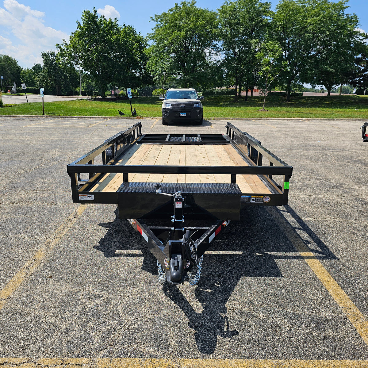 Remolque para paisajismo de 16 pies H&amp;H Trailers H8216HTRS-100