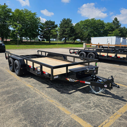 Remolque para paisajismo de 16 pies H&amp;H Trailers H8216HTRS-100