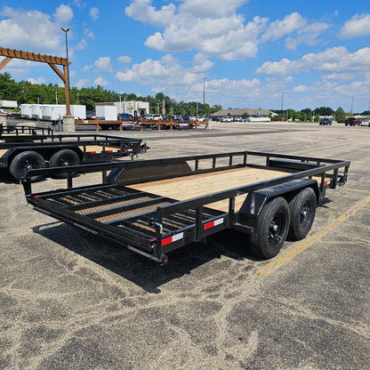 Remolque para paisajismo de 16 pies H&amp;H Trailers H8216HTRS-100