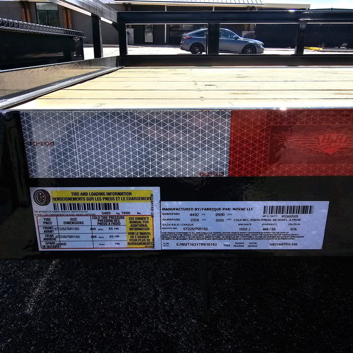 H&H Trailers H8216HTRS-100 16 ft. Landscape Trailer