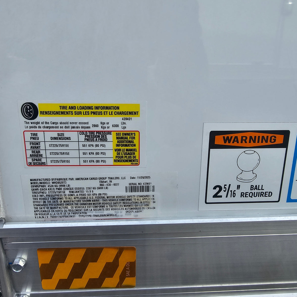 Wells Cargo WHD8520T3 20 ft. Wagon Hd Enclosed Trailer