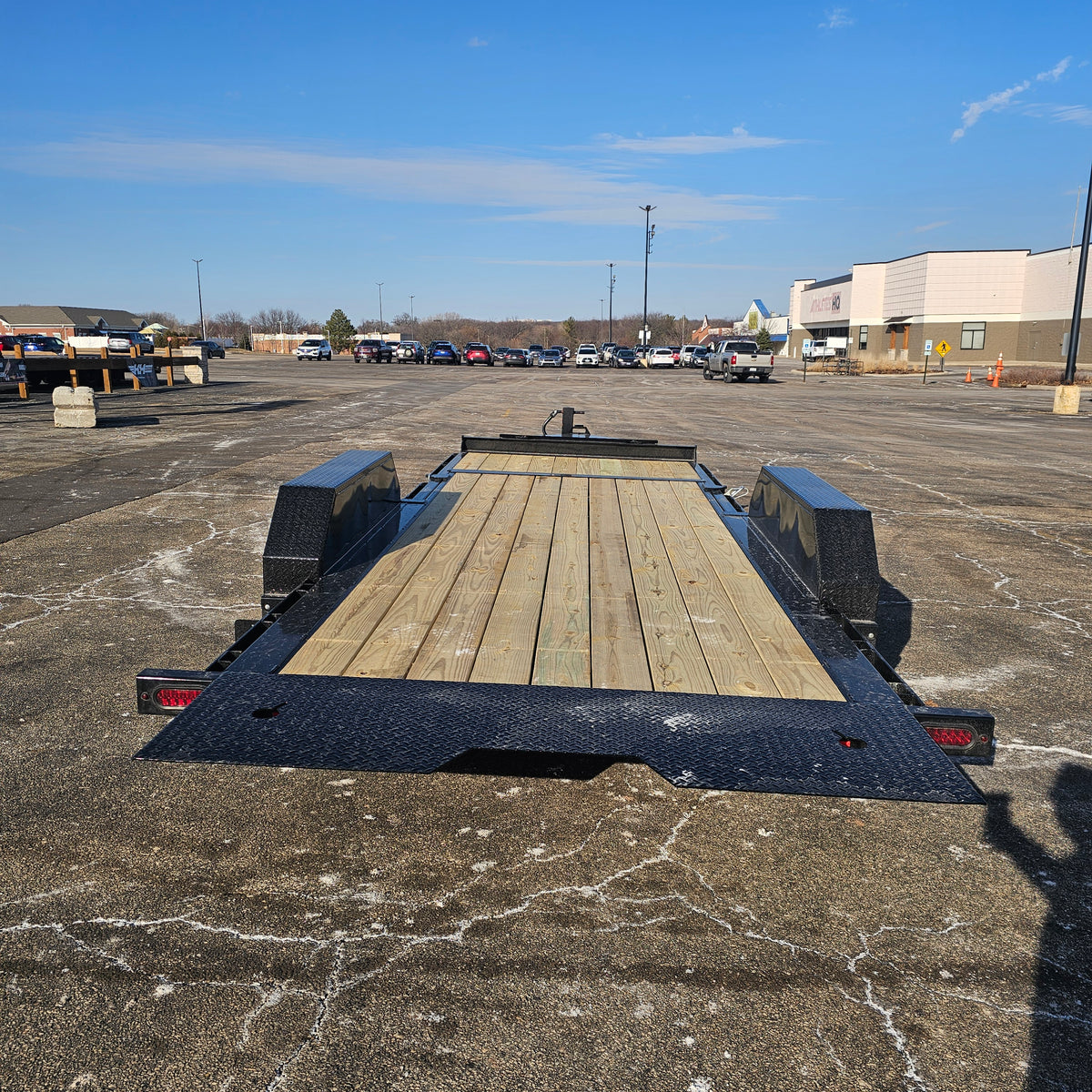 Remolque de plataforma inclinable Midsota NTB20-BP-154 de 20 pies