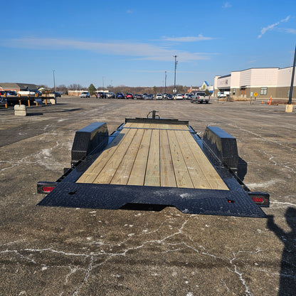 Remolque de plataforma inclinable Midsota NTB20-BP-154 de 20 pies