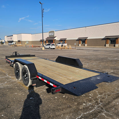 Remolque de plataforma inclinable Midsota NTB20-BP-154 de 20 pies