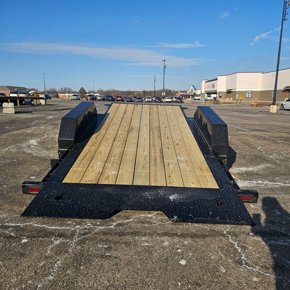 Remolque de plataforma inclinable Midsota NTB20-BP-154 de 20 pies