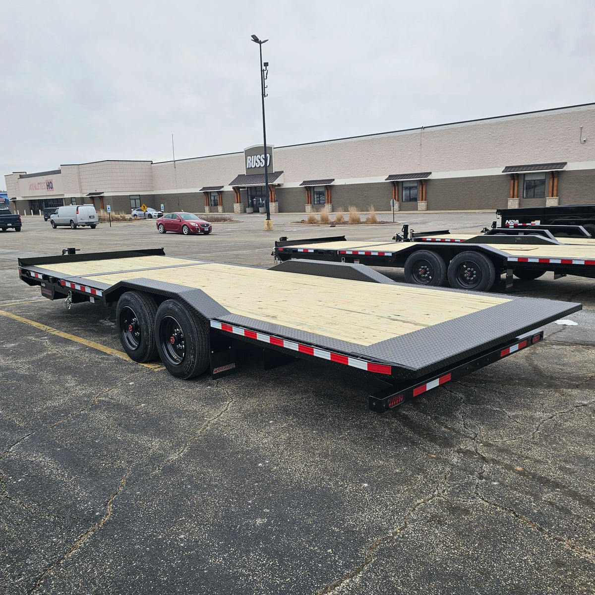 Midsota NTBWB24-BP-176 24 Ft. Skid Steer Wide Body Trailer