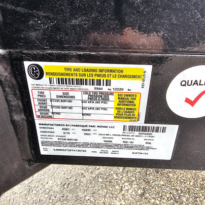 Midsota NST20-BP-154 Remolque para minicargadora de 20 pies