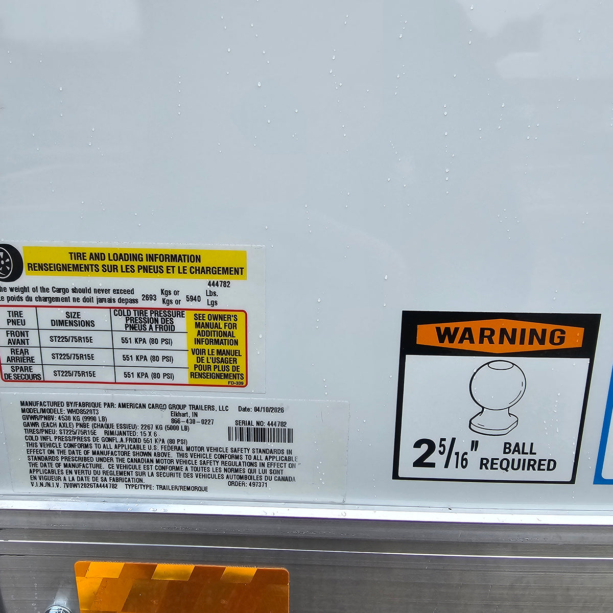 Wells Cargo WHD8520T3 20 ft. Wagon Hd Enclosed Trailer