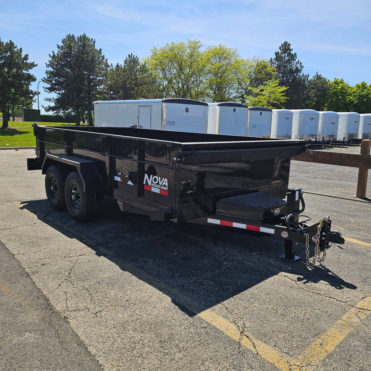 Midsota NDT8214-BP-154 14 ft. Nova Dump Bed Trailer