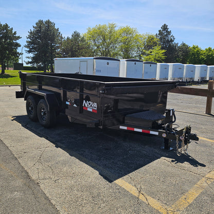 Midsota NDT8214-BP-154 14 ft. Nova Dump Bed Trailer