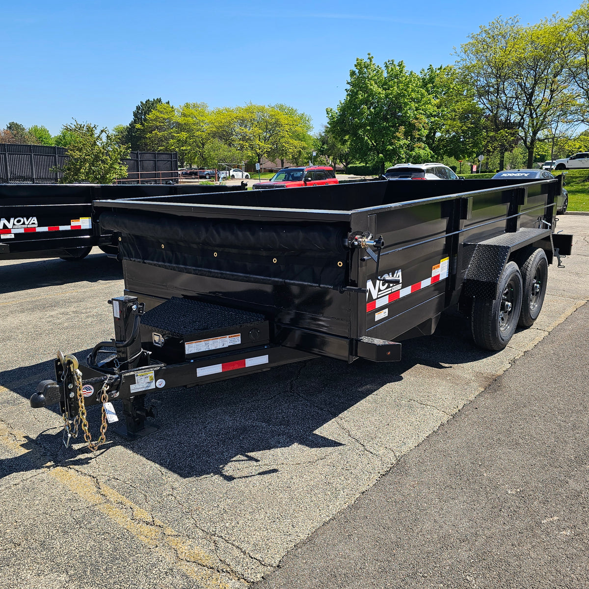 Midsota NDT8214-BP-154 14 ft. Nova Dump Bed Trailer
