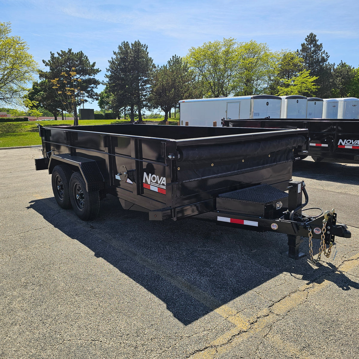 Midsota NDT8214-BP-154 14 ft. Nova Dump Bed Trailer