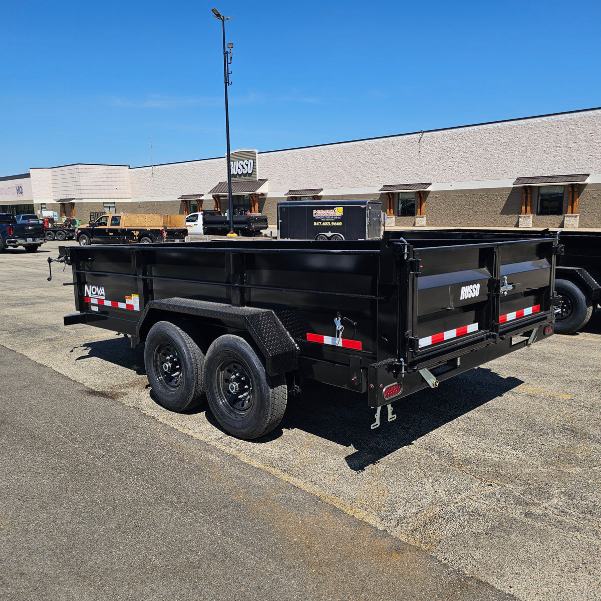 Midsota NDT8214-BP-154 14 ft. Nova Dump Bed Trailer