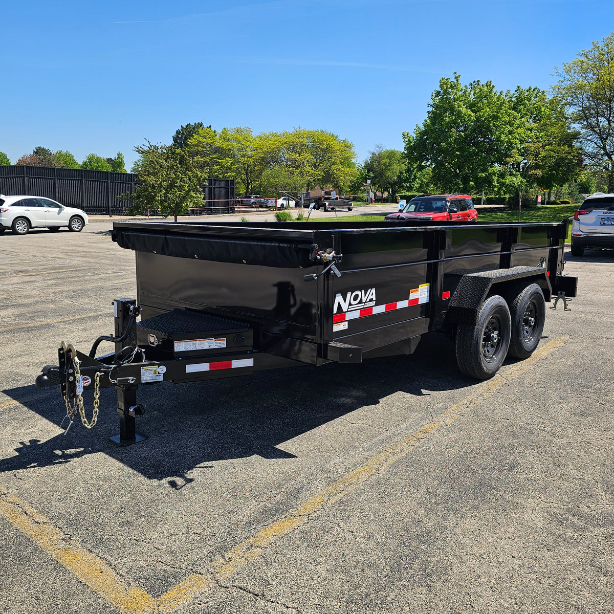Midsota NDT8214-BP-154 14 ft. Nova Dump Bed Trailer