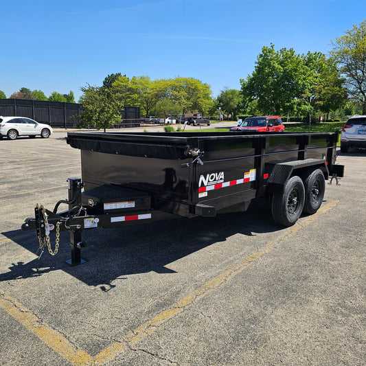 Midsota NDT8214-BP-154 14 ft. Nova Dump Bed Trailer