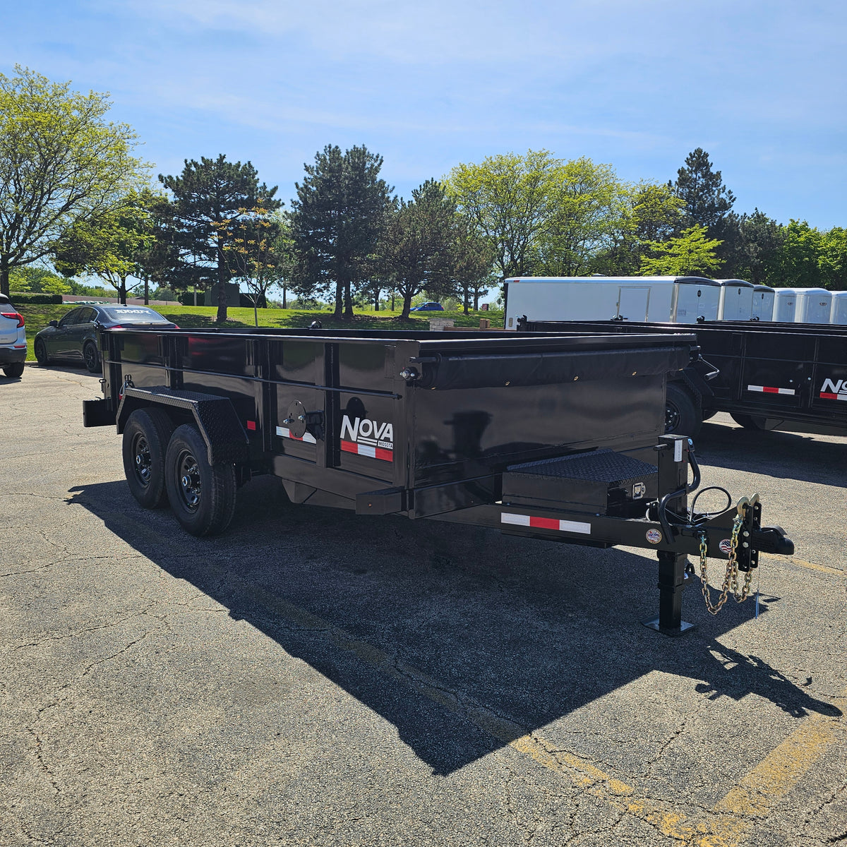 Midsota NDT8214-BP-154 14 ft. Nova Dump Bed Trailer