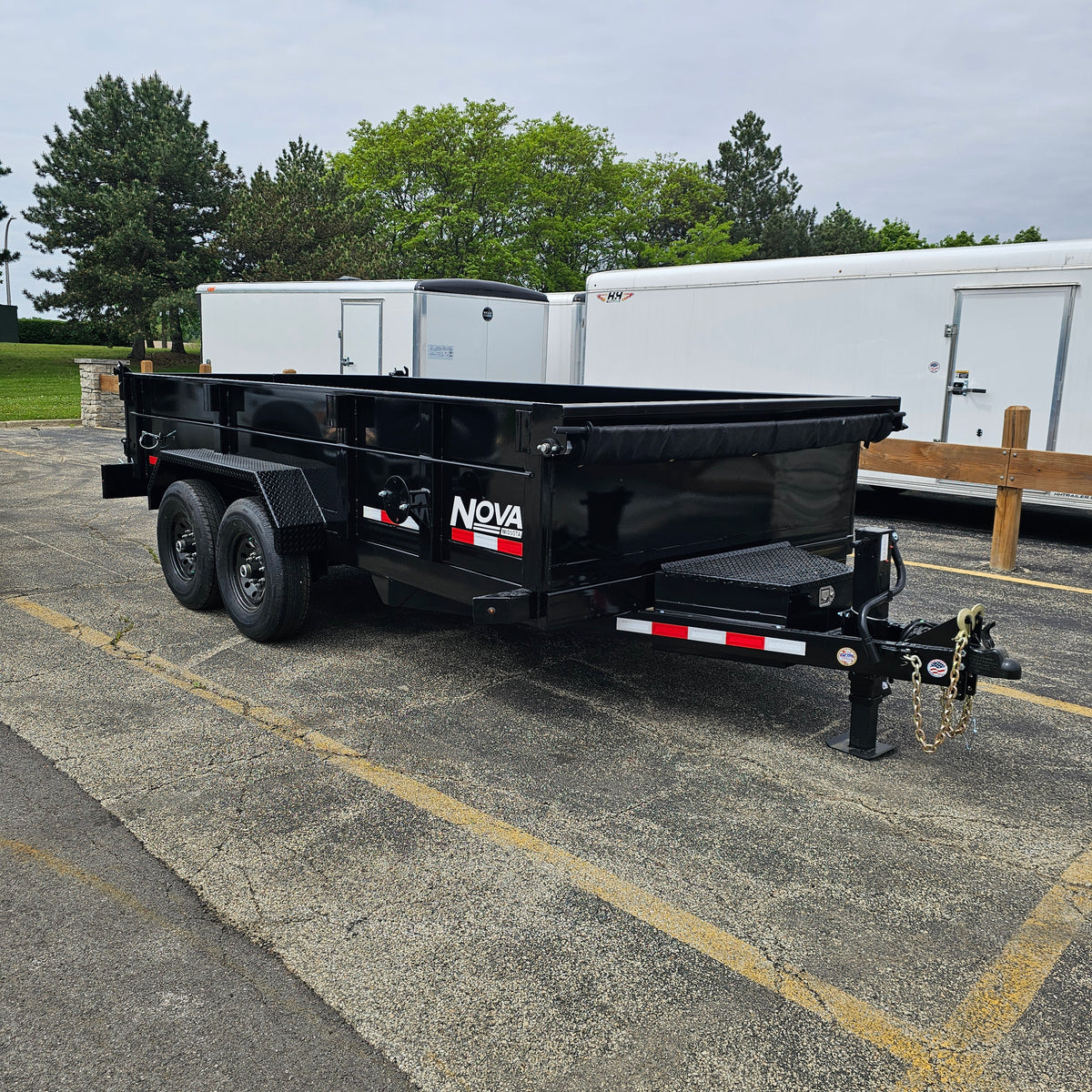 Midsota NDT8214-BP-154 14 ft. Nova Dump Bed Trailer