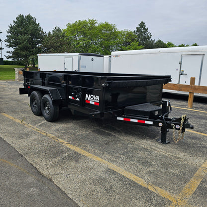 Midsota NDT8214-BP-154 14 ft. Nova Dump Bed Trailer
