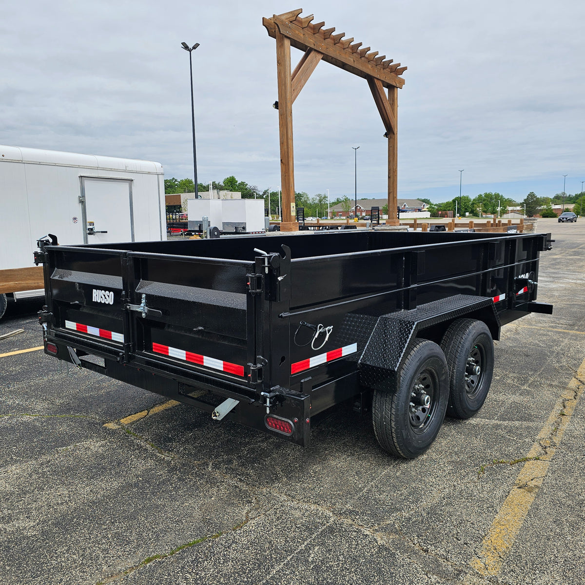 Midsota NDT8214-BP-154 14 ft. Nova Dump Bed Trailer