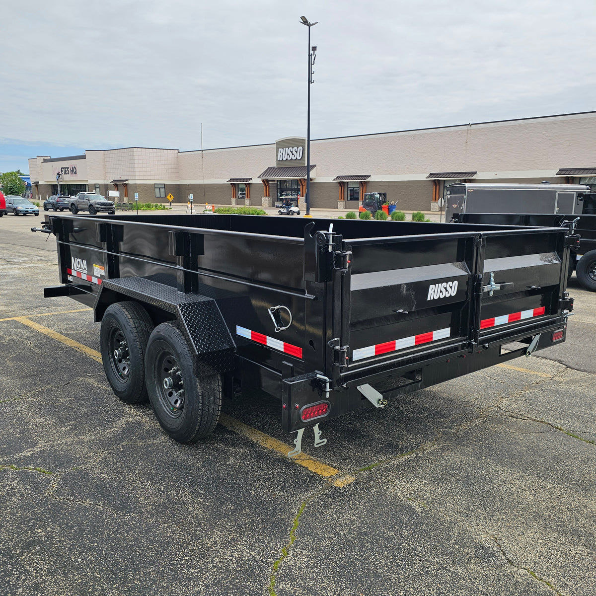 Midsota NDT8214-BP-154 14 ft. Nova Dump Bed Trailer